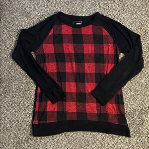 Sonoma Red & Black Buffalo Plaid Sweater
